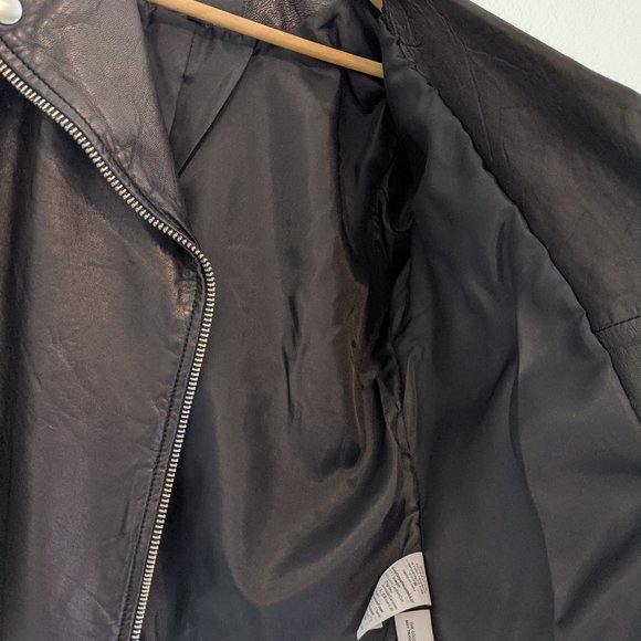 Madewell Washed Leather Motorcycle Jacket - Picture 4 of 8